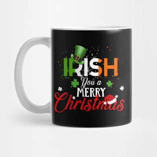 Irish You A Merry Ireland Flag Mug